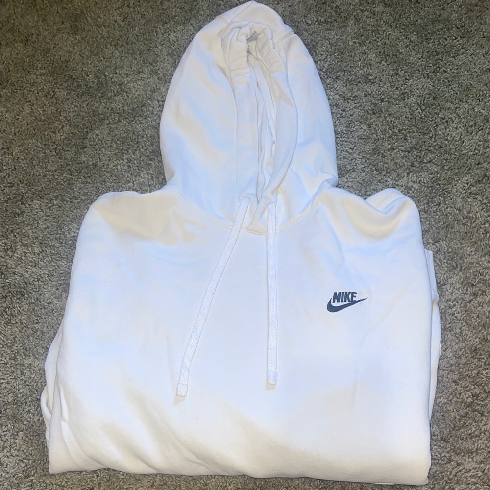 Nike Classic White Pullover Hoodie